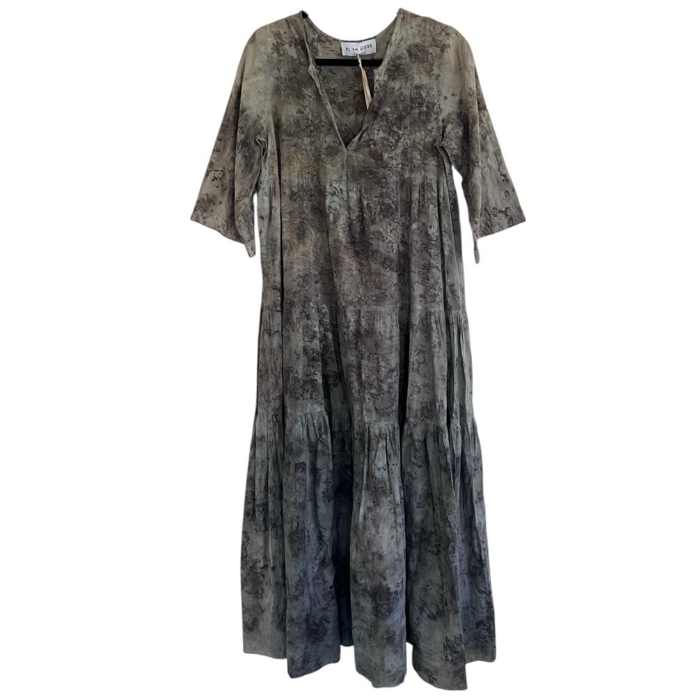 Ni En More Nienmore Sewa Cotton Maxi Dress NWT Medium